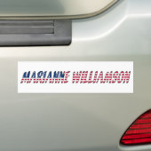 Marianne Williamson Presidentiële kandidaat 2020 Bumpersticker (Op auto)