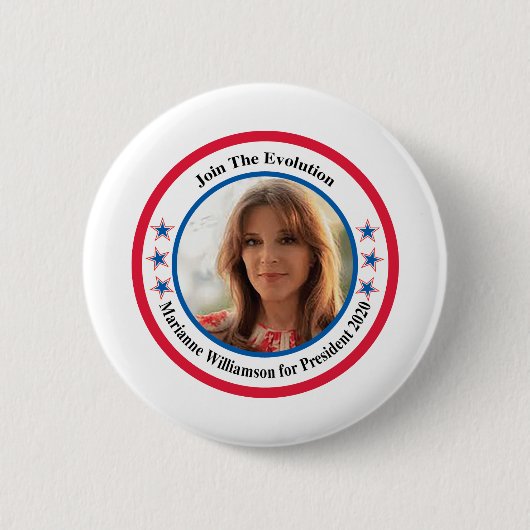 Marianne Williamson Ronde Button 5,7 Cm (Voorkant)