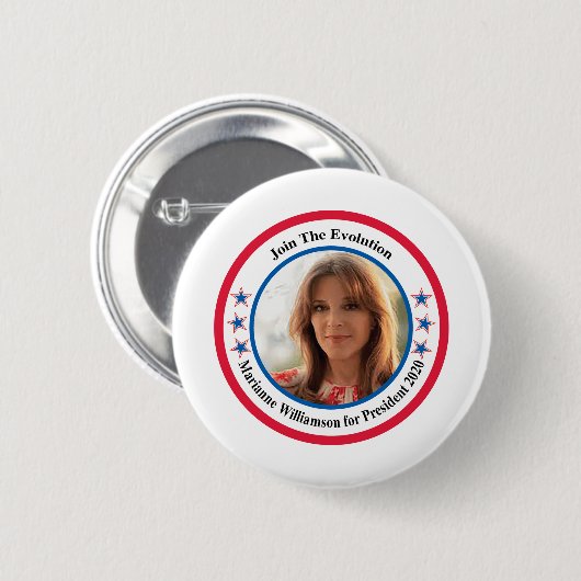 Marianne Williamson Ronde Button 5,7 Cm (Voorkant /achterkant)