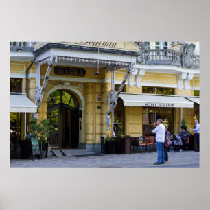 Mariánské Lázně, Tsjechië - Elegant hotel Poster
