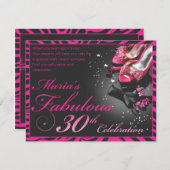 Maria's Fabulous 30th Kaart (Voorkant / Achterkant)