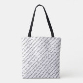 Maria's Gebed Tote Bag (Achterkant)