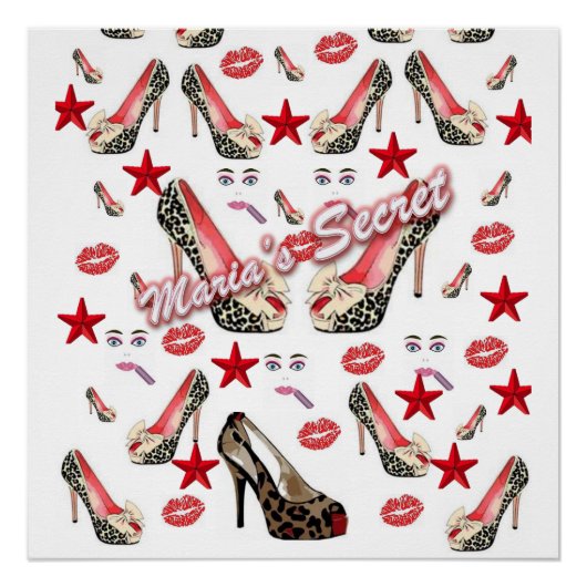 Maria's Geheime Poster (Voorkant)