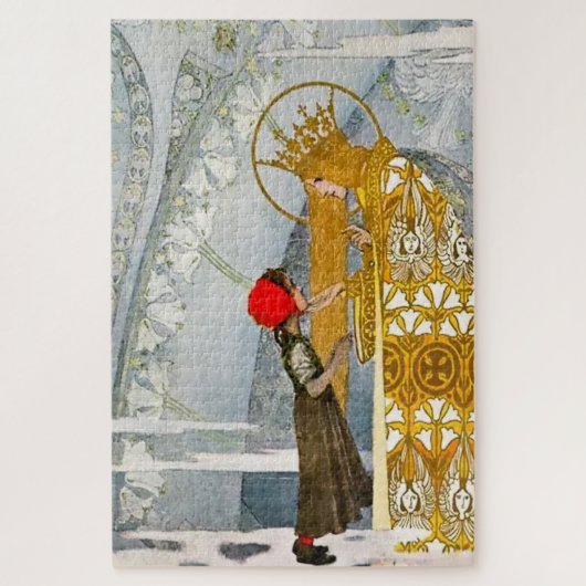 “Maria's Kind” door Heinrich Lefler Legpuzzel (Verticaal)