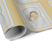 Maria's Mantel Kerstmis Cadeaupapier (Rol Hoek)