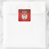 Maribor Flag Vierkante Sticker (Tas)