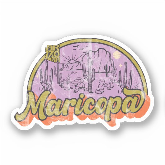 Maricopa, Arizona Sticker (Voorkant)