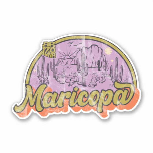 Maricopa, Arizona Sticker (Voorkant)