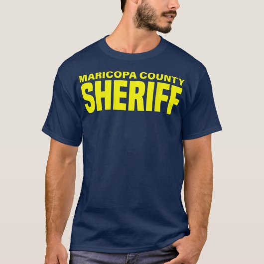 Maricopa County Arizona Sheriff Deputies Uniform T-shirt (Voorkant)