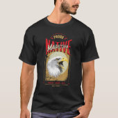 Maricopa Native American Eagle Spirit  Hono T-shirt (Voorkant)