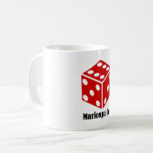 MaricopaCon mok (Dice Logo) (Voorkant links)
