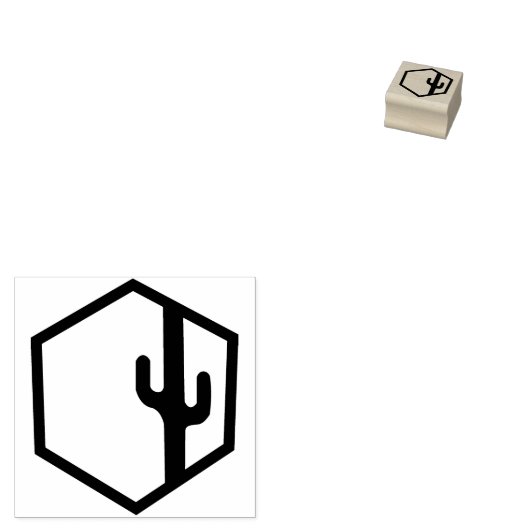 MaricopaCon rubberstempel (Cactus Logo) (Gestempeld)