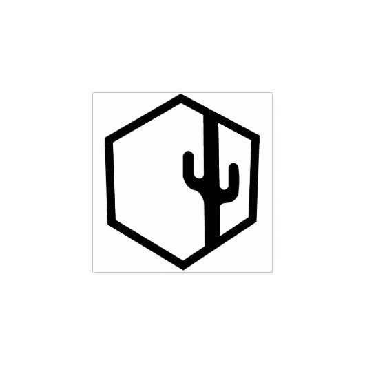 MaricopaCon rubberstempel (Cactus Logo) (Afrduk)