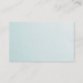 MarieアントワネットLe Brun Blueのダマスク織の名刺 Visitekaartje (Achterkant)