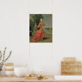 Marie-Adelaide de Savoie in de jachtpers Poster (Keuken)