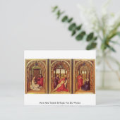 Marie Altar Triptych van Rogier van Der Weyden Briefkaart (Staand voorkant)