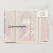 Marie Altar Triptych van Rogier van Der Weyden Briefkaart (Achterkant)