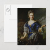 Marie-Anne de Bourbon Prinses van Conti Briefkaart (Voorkant / Achterkant)