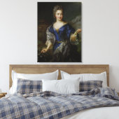 Marie-Anne de Bourbon Prinses van Conti Canvas Afdruk (Insitu (Slaapkamer))