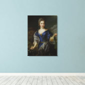 Marie-Anne de Bourbon Prinses van Conti Canvas Afdruk (Insitu (Houten vloer))