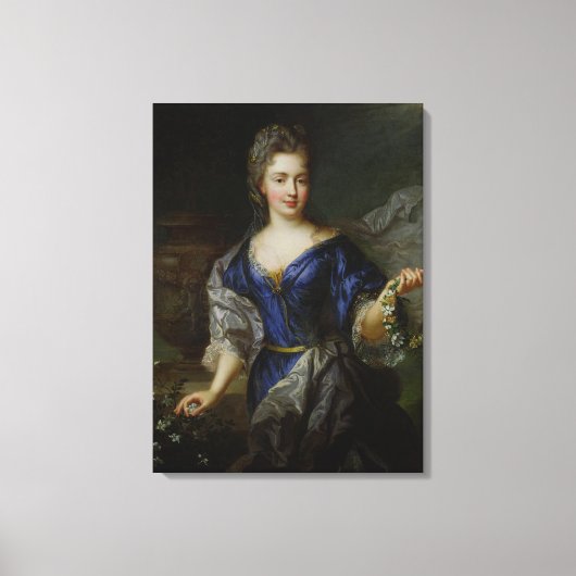 Marie-Anne de Bourbon Prinses van Conti Canvas Afdruk (Voorkant)