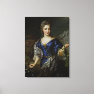 Marie-Anne de Bourbon Prinses van Conti Canvas Afdruk