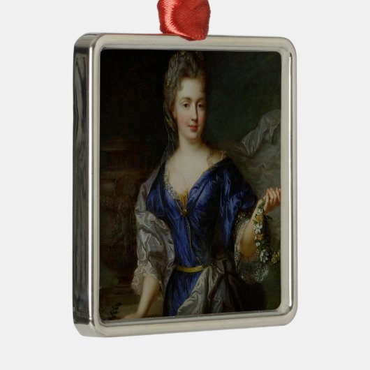 Marie-Anne de Bourbon Prinses van Conti Metalen Ornament (Rechts)