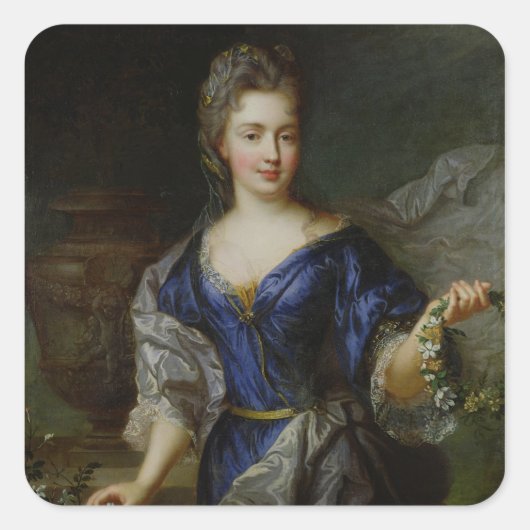 Marie-Anne de Bourbon Prinses van Conti Vierkante Sticker (Voorkant)