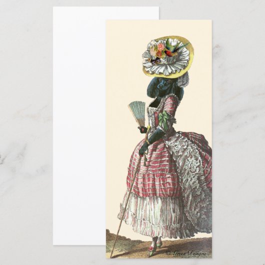 Marie Antionette Black Podle 18th Century Costume (Voorkant / Achterkant)