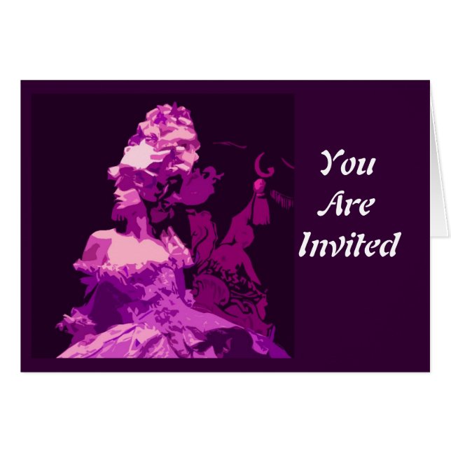 Marie Antionette - paarse (Voorkant Horizontaal)