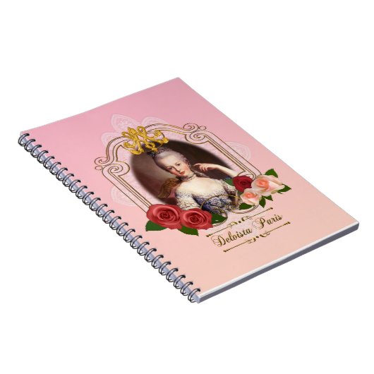 Marie Antoinette肖像ノートブック・ピンク Notitieboek (Rechterzijde)