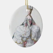 Marie Antoinette (1752-93) van 'Receuil des Estam' Keramisch Ornament (Rechts)