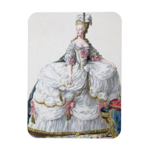 Marie Antoinette (1752-93) van 'Receuil des Estam' Magneet