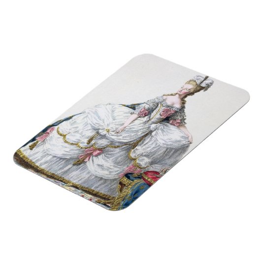 Marie Antoinette (1752-93) van 'Receuil des Estam' Magneet (Linkerzijde)