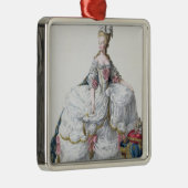 Marie Antoinette (1752-93) van 'Receuil des Estam' Metalen Ornament (Rechts)