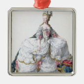 Marie Antoinette (1752-93) van 'Receuil des Estam' Metalen Ornament (Voorkant)