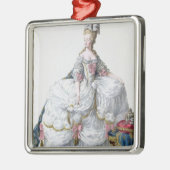 Marie Antoinette (1752-93) van 'Receuil des Estam' Metalen Ornament (Links)