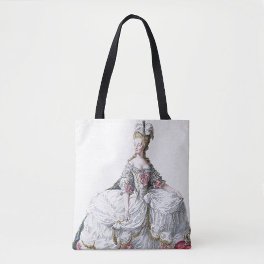 Marie Antoinette (1752-93) van 'Receuil des Estam' Tote Bag (Voorkant)