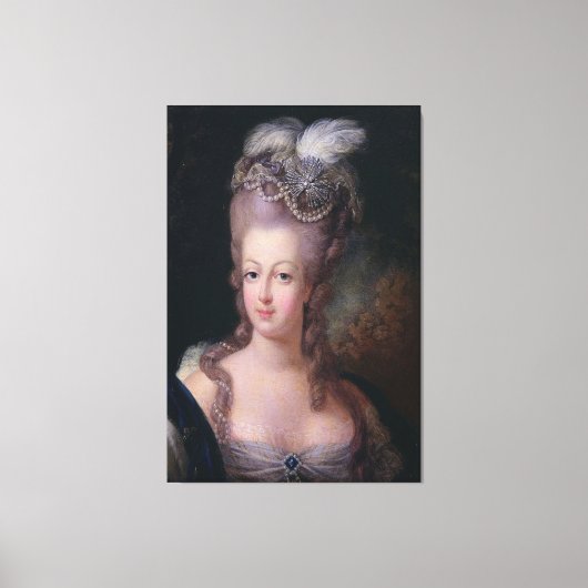 Marie-Antoinette, 1775 / Koningin van Frankrijk / Canvas Afdruk (Voorkant)