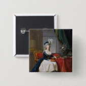 Marie-Antoinette 1788 Vierkante Button 5,1 Cm (Voorkant /achterkant)