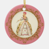 Marie Antoinette Abriot Poodle Ornament (Voorkant)