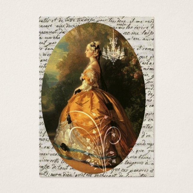 Marie Antoinette ACEO Visitekaartjes (Voorkant)