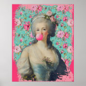 Marie Antoinette Altered Art Modern Trendy Poster (Voorkant)