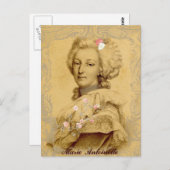Marie Antoinette Altered Illustratie Briefkaart (Voorkant / Achterkant)