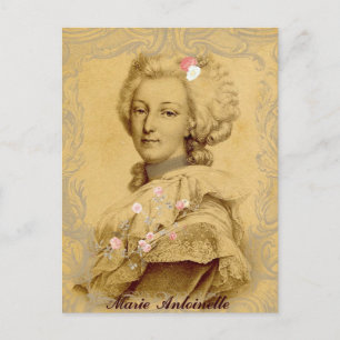 Marie Antoinette Altered Illustratie Briefkaart
