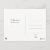 Marie Antoinette and the octopus. Surreal Briefkaart (Achterkant)