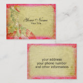 Marie Antoinette Antiek Visitekaartje (Voorkant / Achterkant)