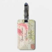 Marie Antoinette Bagagelabel (Achterkant verticaal)