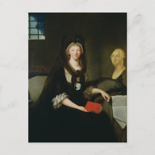 Marie-Antoinette bij de conciergerie Briefkaart (Voorkant)