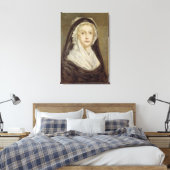 Marie Antoinette bij de conciergerie Canvas Afdruk (Insitu (Slaapkamer))
